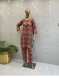 Airjet Lawn Digital Printed Suit 2Pcs - (Totem)