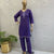 Airjet Lawn Digital Printed Suit 2Pcs - (Purple)