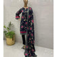 Viscose Printed 3Pcs Suits by Boga's - (TP0310)