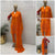 Orange ChickenKari Embroidered 3Pcs Suits - (CKO307)