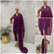 Purple ChickenKari Embroidered 3Pcs Suits - (CKP314)