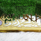 Golden Islamic Table Clock